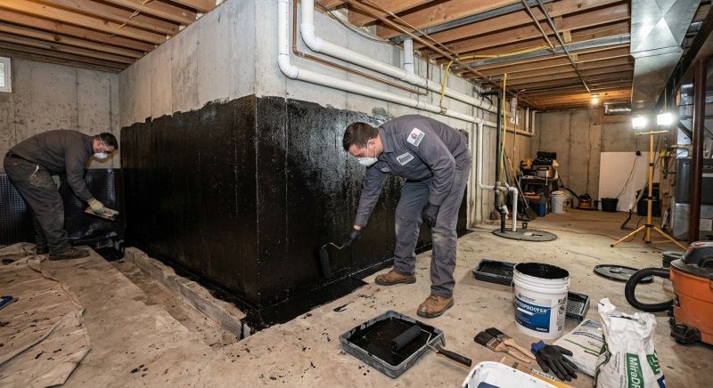 Basement Walls Waterproofing in Fredericksburg, VA