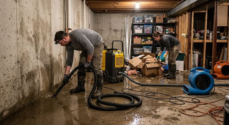 Basement Water Cleanup in Mesa, AZ