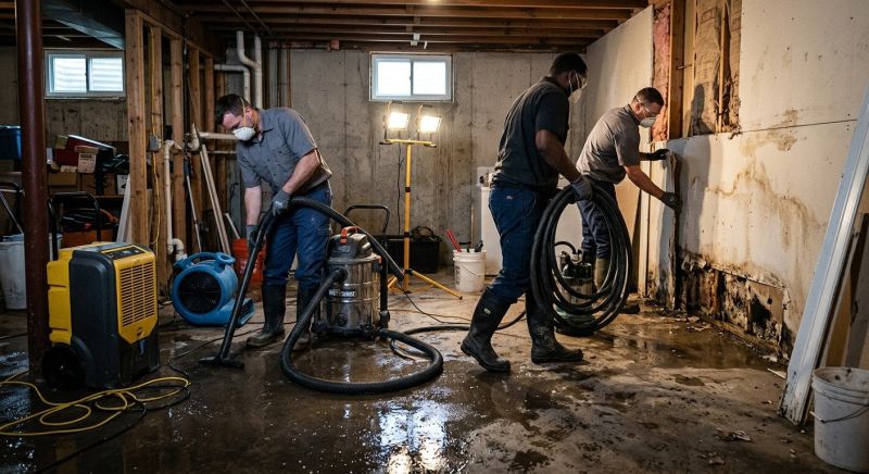 Basement Water Extraction in Chandler, AZ