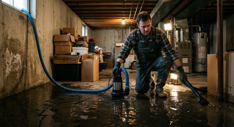 Basement Water Extraction in Mesa, AZ