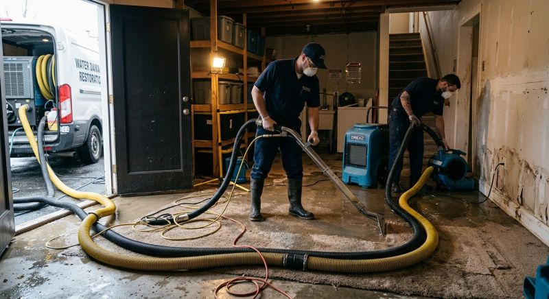 Basement Water Extraction in Gilbert, AZ