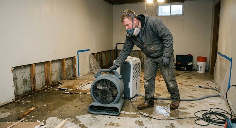 Basement Water Mitigation in Gilbert, AZ