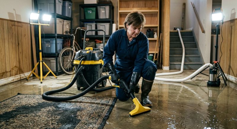 Basement Water Removal in Scottsdale, AZ
