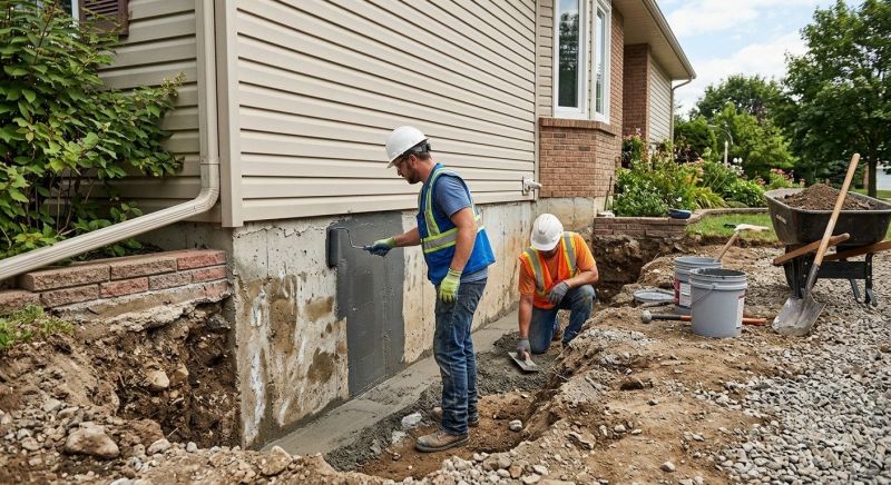 Brick Foundation Sealing in Fredericksburg, VA