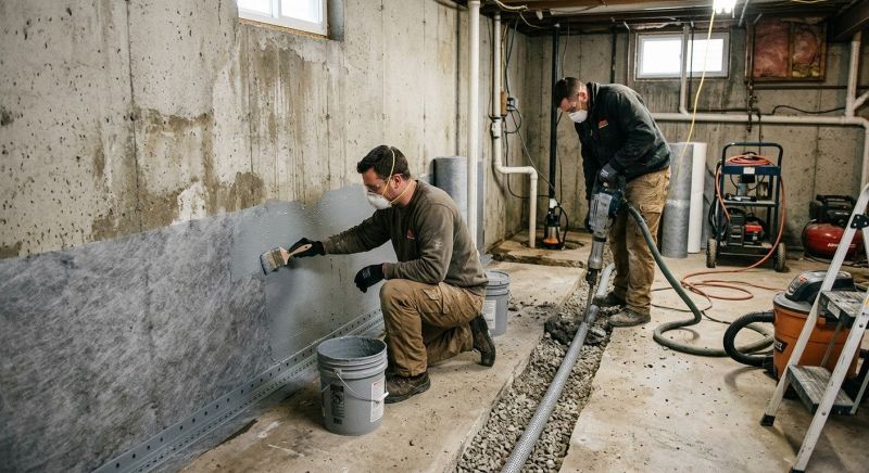 Cellar Waterproofing in Grand Rapids, MI