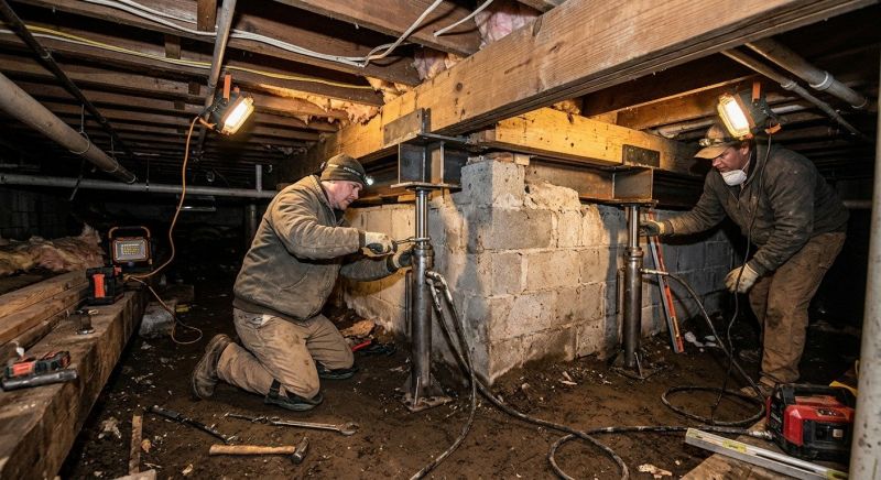 Concrete Foundation Repair in Columbus, OH