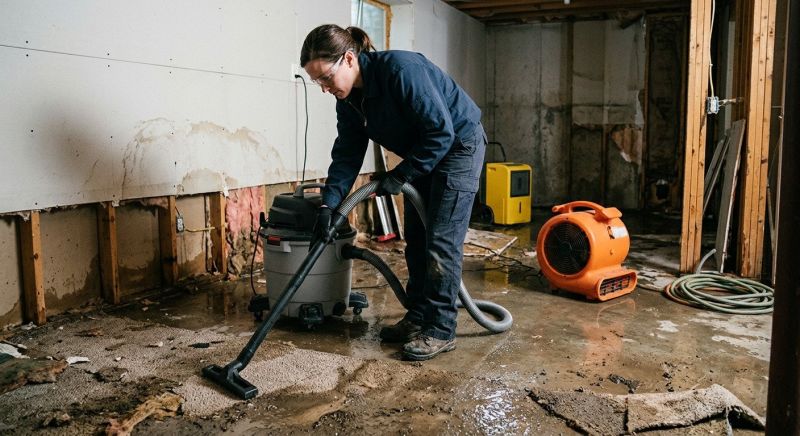Flooded Basement Cleanup in Gilbert, AZ