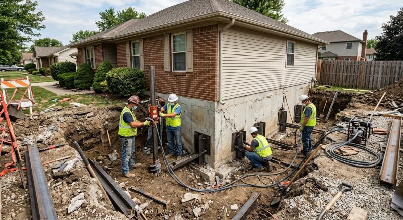 House Foundation Repair in Columbus, OH