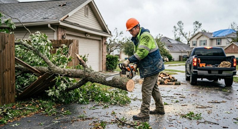 Storm Damage Cleanup in Mesa, AZ