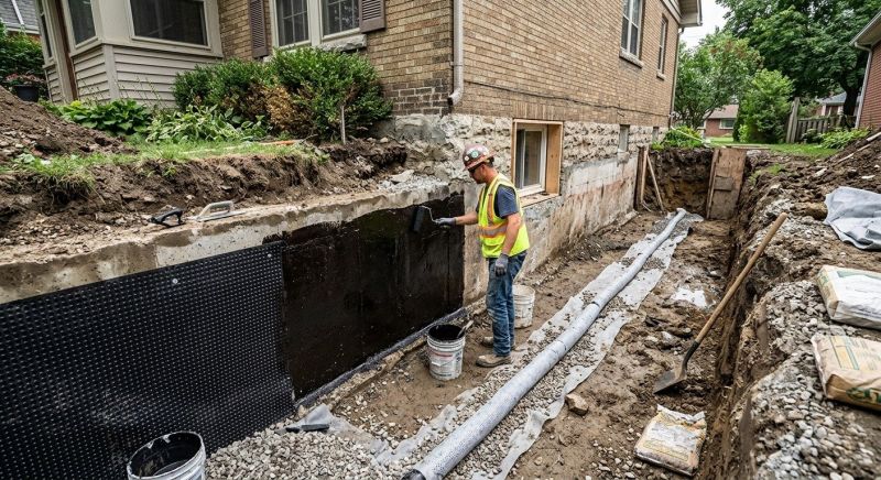 Wall Waterproofing in Greenville, SC